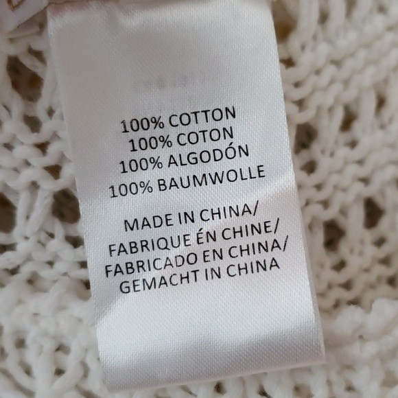 Minnie Rose white crochet top Size XS/S Boho Beachy Bohemian - Picture 5 of 6